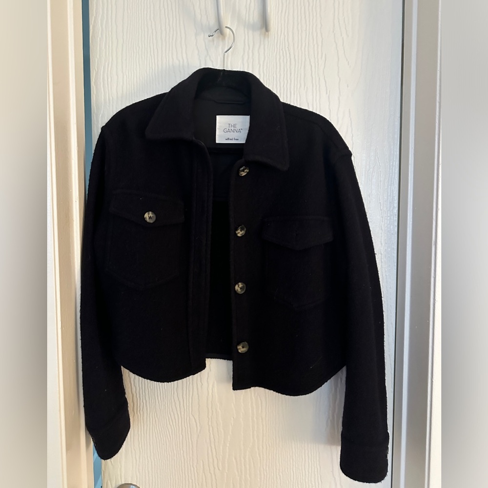 Ganna Cropped Wool Jacket Aritzia